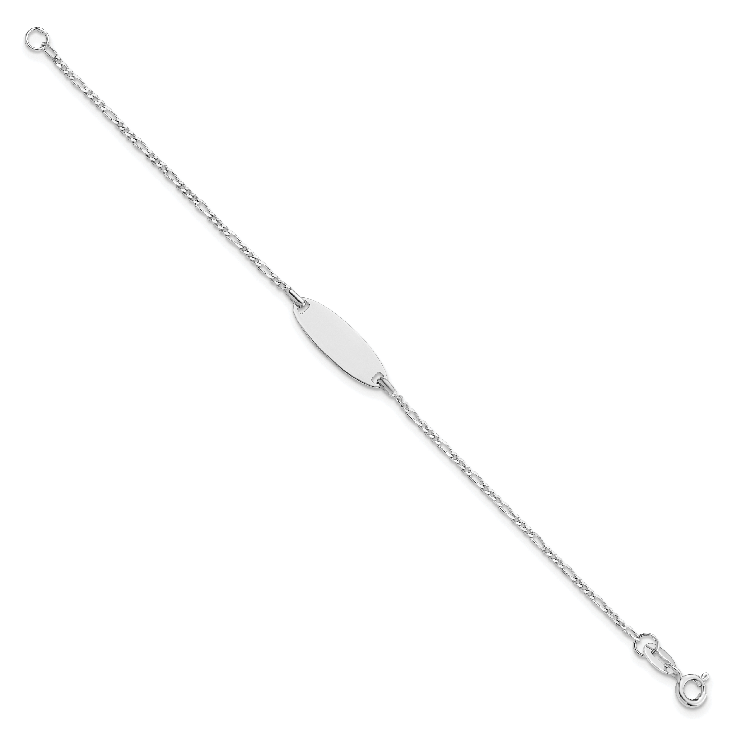 Sterling Silver Polished Childrens 6in ID Bracelet Secondary image