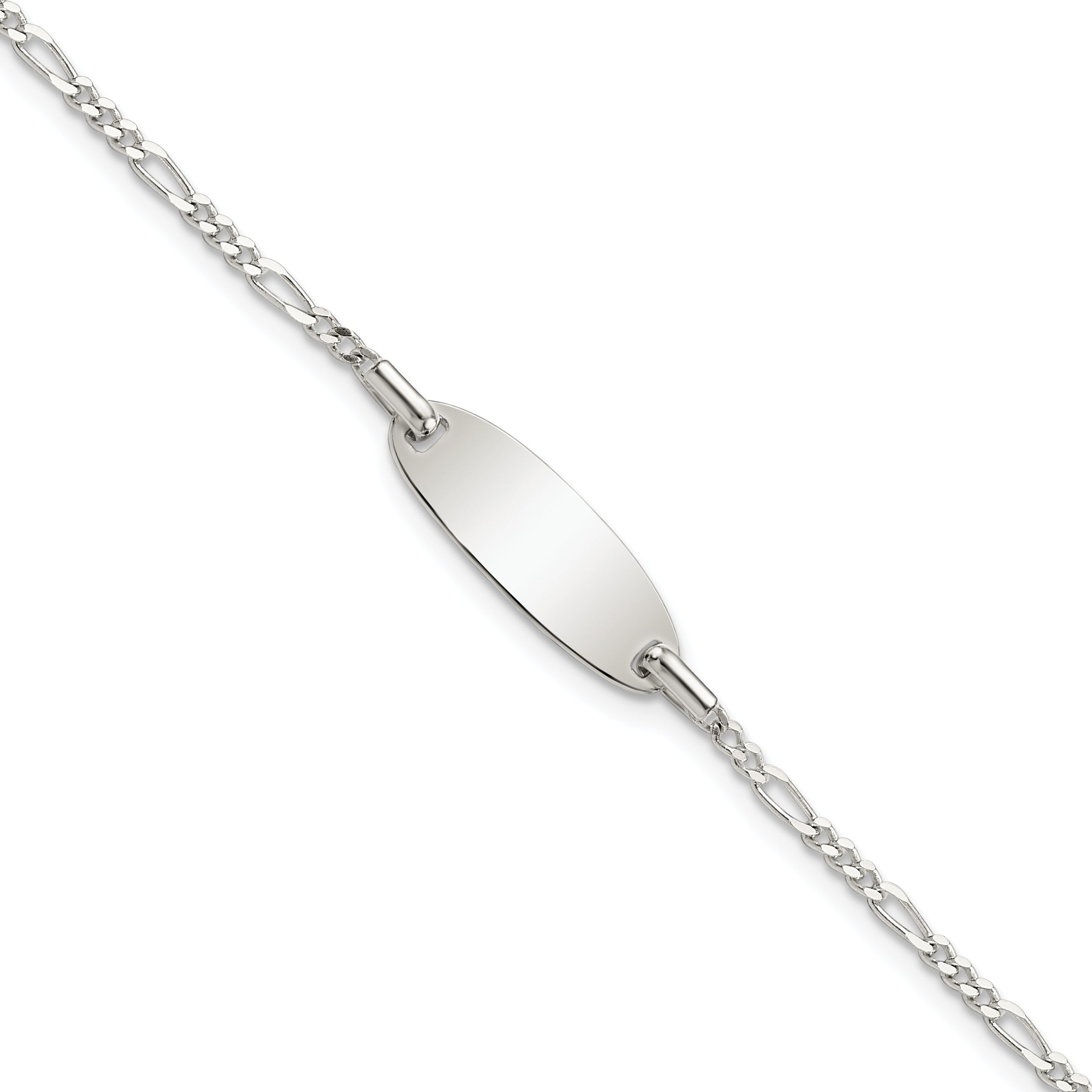 Sterling Silver Polished Childrens 6in ID Bracelet Main image