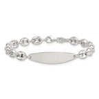 Sterling Silver Polished 6.25mm Mariner/Anchor Link 7.25 Inch ID Bracelet