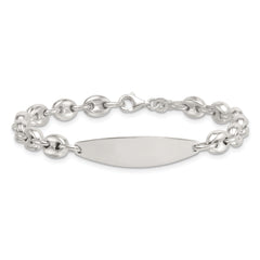 Sterling Silver Polished 6.25mm Mariner/Anchor Link 7.25 Inch ID Bracelet