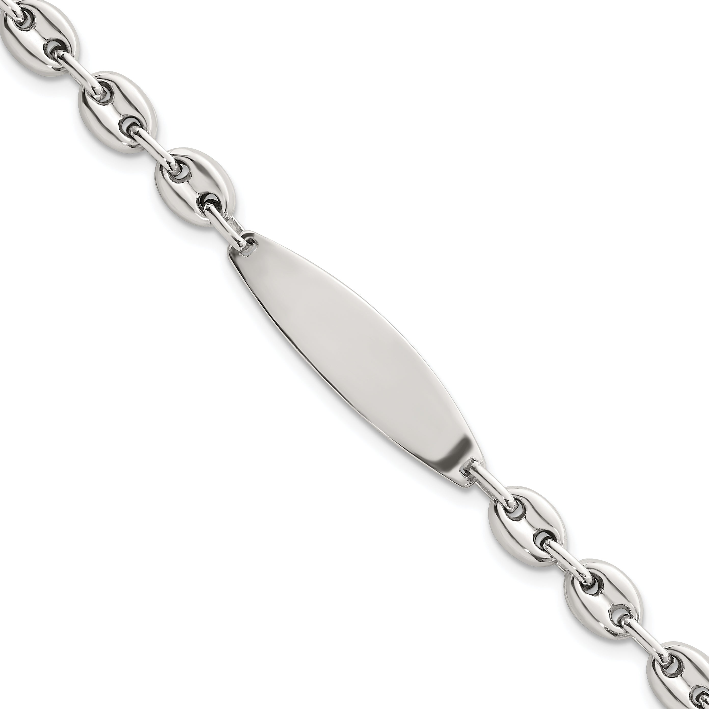 Sterling Silver Polished 6.25mm Mariner/Anchor Link 7.25 Inch ID Bracelet Main image