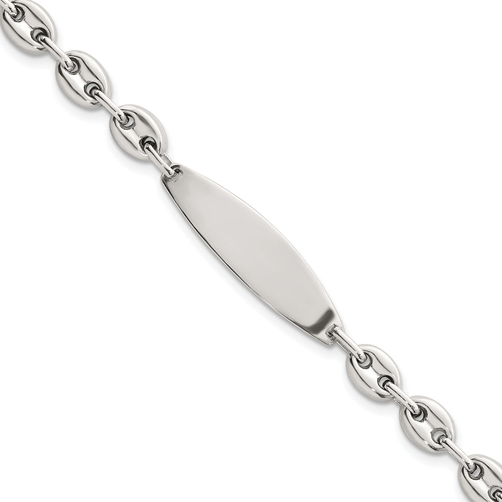 Sterling Silver Polished 6.25mm Mariner/Anchor Link 7.25 Inch ID Bracelet