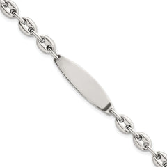 Sterling Silver Polished 6.25mm Mariner/Anchor Link 7.25 Inch ID Bracelet