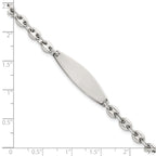 Sterling Silver Polished 5.0mm Mariner/Anchor Link 7.5 Inch ID Bracelet