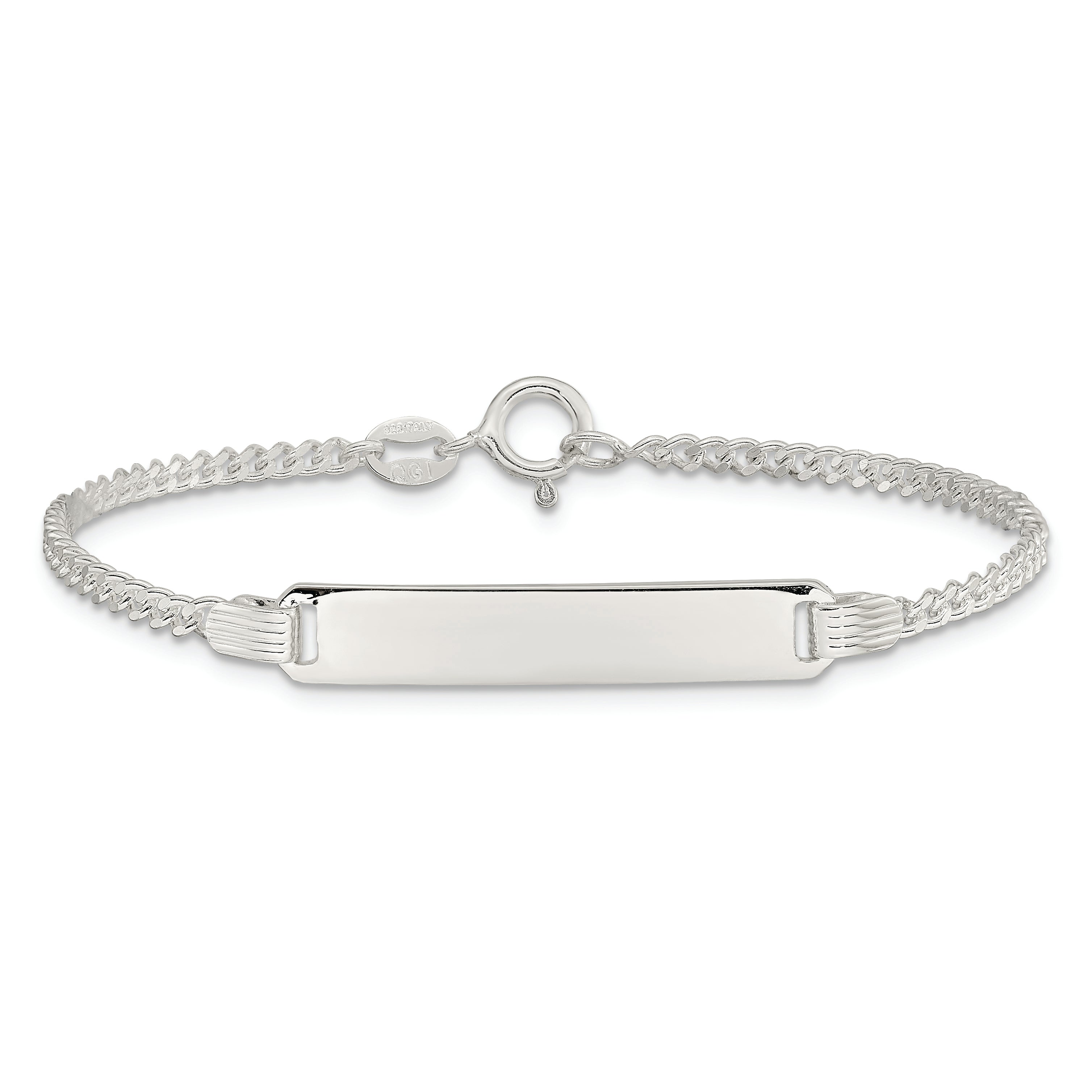 Sterling Silver Children's ID Bracelet Main image