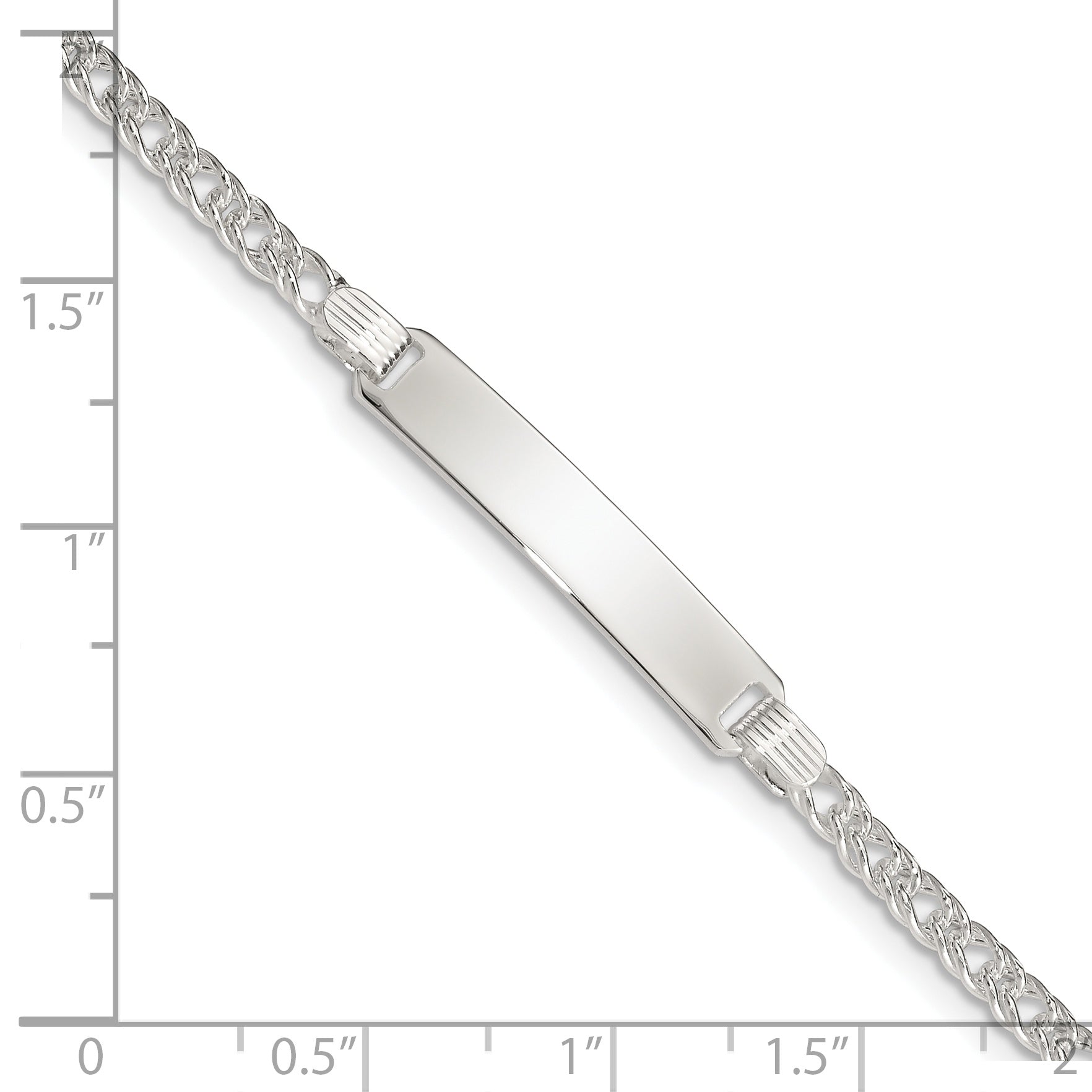 Sterling Silver Chain Bracelet 3mm