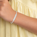 Sterling Silver Children's ID Bracelet