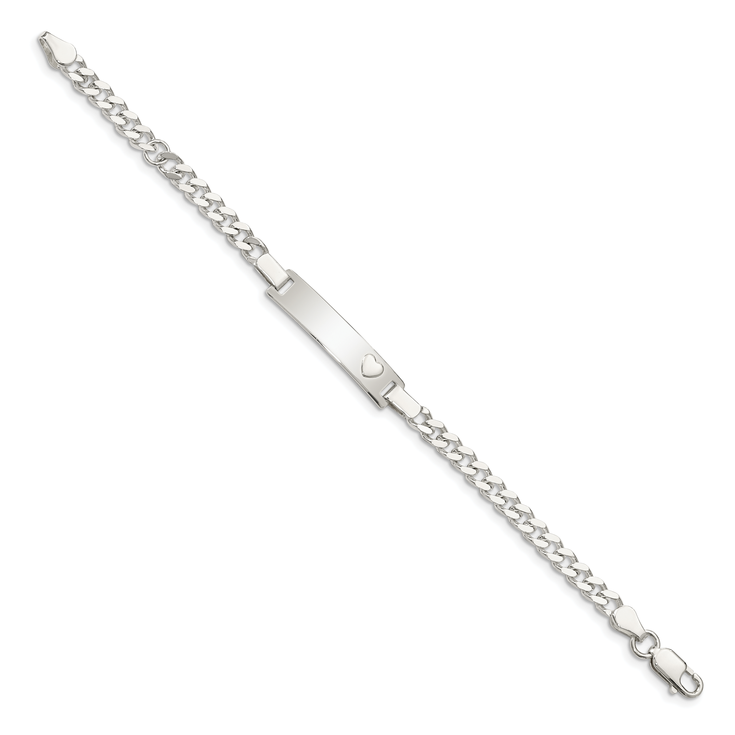 Sterling Silver Baby ID Bracelet Secondary image