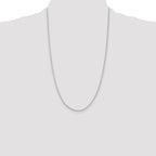 Sterling Silver 2mm Beaded Chain