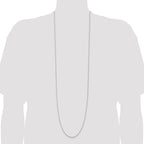 Sterling Silver 2mm Beaded Chain