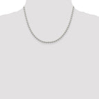 Sterling Silver 4mm Beaded Chain