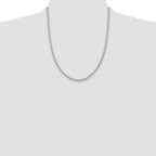 Sterling Silver 4mm Beaded Chain