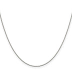 Sterling Silver 1.25mm Beaded Chain