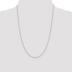 Sterling Silver 1.25mm Beaded Chain