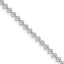 Sterling Silver 2.35mm Beaded Chain