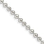 Sterling Silver 3mm Beaded Chain