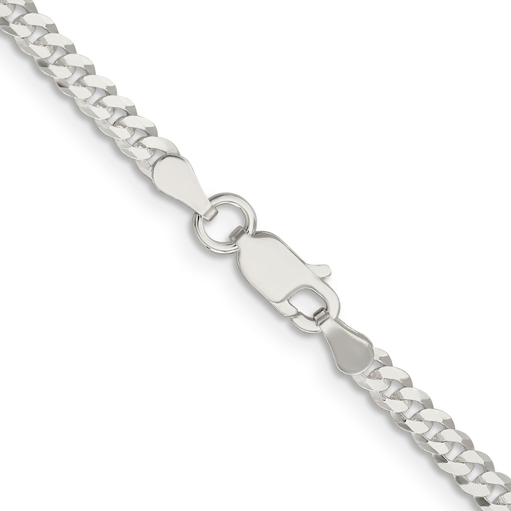 Sterling Silver Curb Chain Necklace 3.15mm