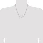 Sterling Silver 3.15mm Flat Curb Chain