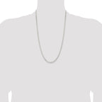 Sterling Silver 3.15mm Flat Curb Chain