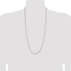 Sterling Silver Curb Chain Necklace 3.15mm
