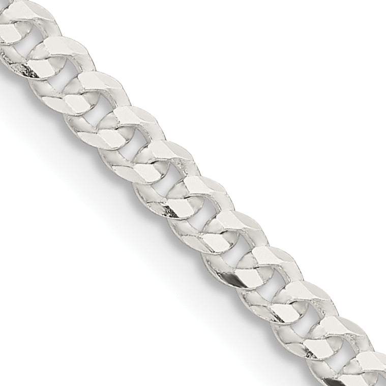 Sterling Silver Curb Chain Necklace 3.15mm