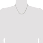 Sterling Silver 3.8mm Flat Curb Chain