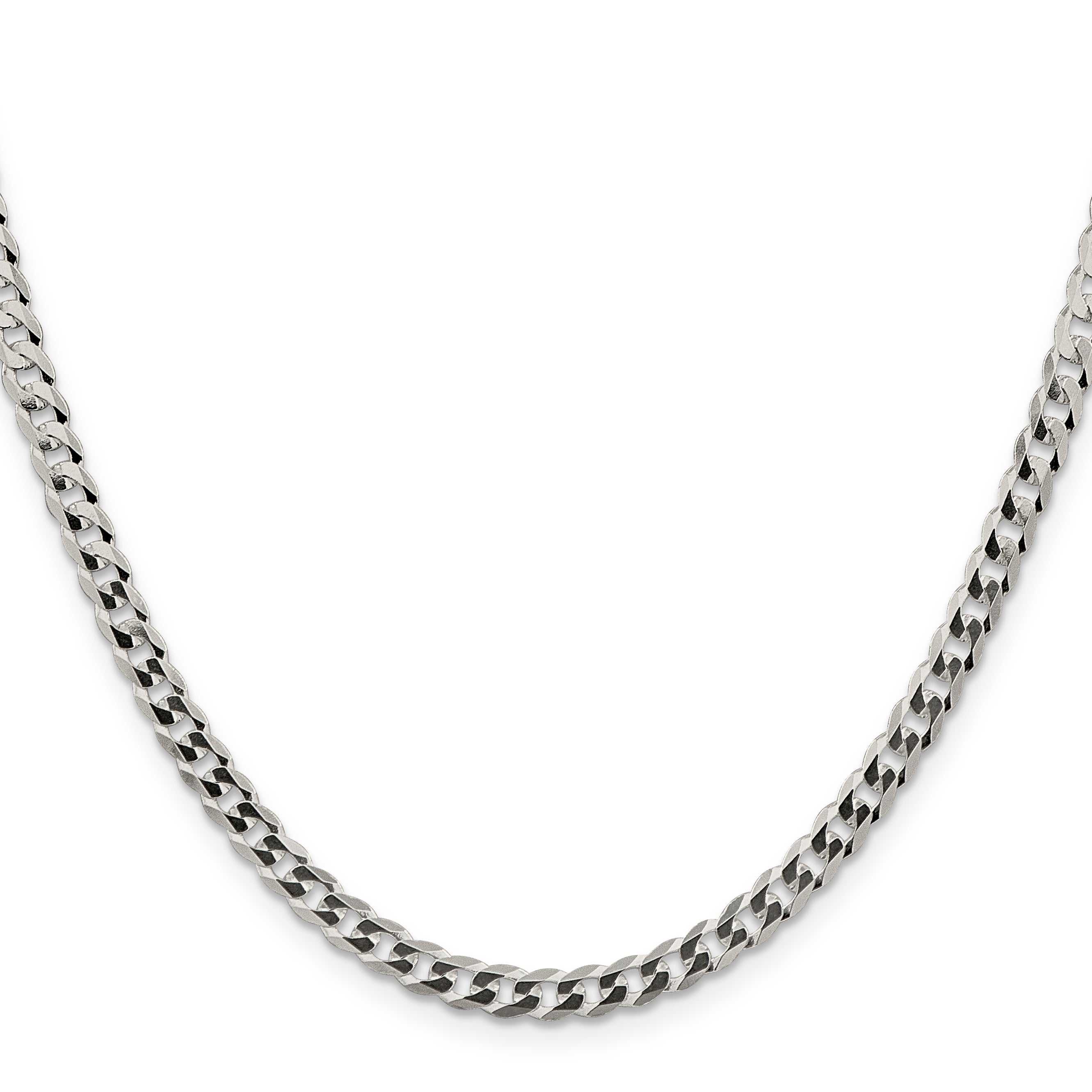Sterling Silver Curb Chain Necklace 4.7mm