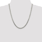 Sterling Silver 4.7mm Flat Curb Chain
