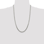 Sterling Silver 4.7mm Flat Curb Chain