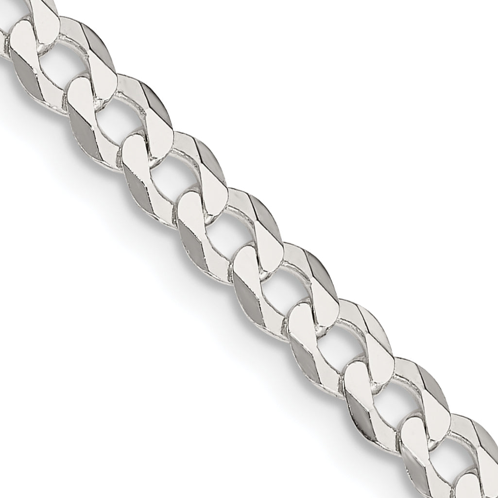Sterling Silver Curb Chain Necklace 4.7mm