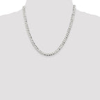 Sterling Silver 5.75mm Flat Curb Chain