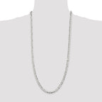 Sterling Silver 5.75mm Flat Curb Chain