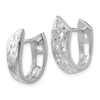 Sterling Silver RH-plated Radiant Essence D/C Earrings
