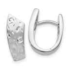 Sterling Silver RH-plated Radiant Essence D/C Earrings