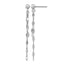 Sterling Silver Rhodium-Plated Dangle Earrings