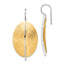 SS RH-plt Radiant Essence Rhod-pl Gold-tone Dangle Earrings