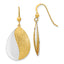 Sterling Silver Rh-plt and Gold-tone Radiant Essence Dangle Earrin