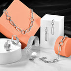 Sterling Silver Rhodium-plated Textured Hoop Earrings