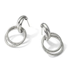 Sterling Silver J-Hoop Earrings