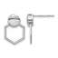 Sterling Silver Polished Drop Earrings