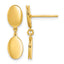 Gold-Plated Sterling Silver Polished Drop Earrings