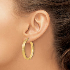 Sterling Silver Gold-plated In/Out D/C Earrings