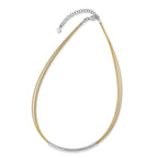 Multi-Strand Bar Necklace in Gold-Tone Sterling Silver, 16 Inch - Sophia Jewelers