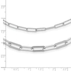 Sterling Silver Rhodium-plated Multi-layer w/ 2in ext  Necklace