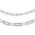 Sterling Silver Rhodium-plated Multi-layer w/ 2in ext  Necklace