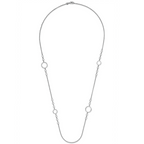 Sterling Silver Rhodium-plated Polished Necklace