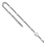 Sterling Silver Rhodium-plated Miraculous Medal 9 inch Plus 1 inch Extender - Total 10 inch Anklet