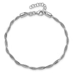 Twisted Chain in Sterling Silver, 2.2mm, 7 Inch - Sophia Jewelers