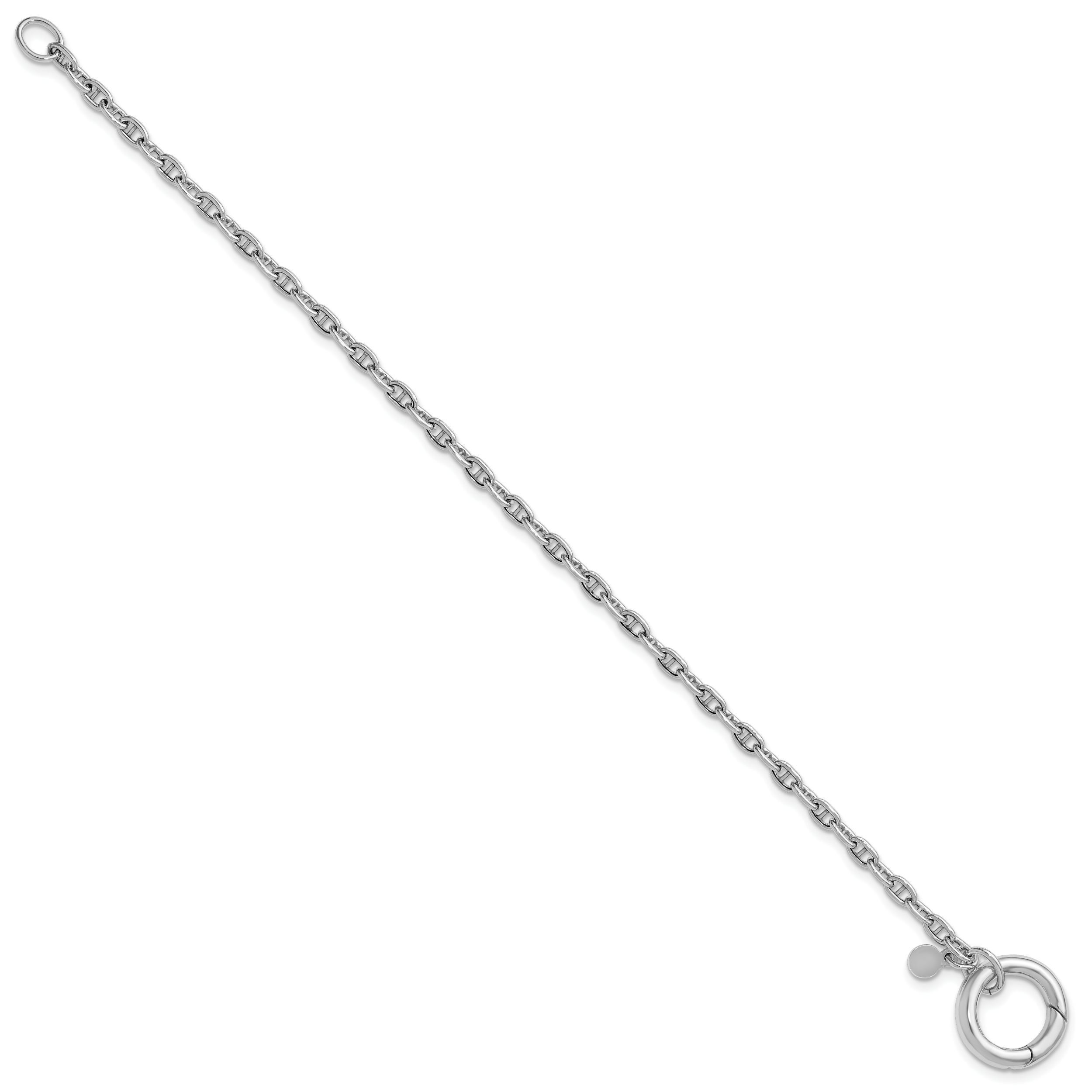 Sterling Silver Anchor Link Bracelet