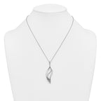 Sterling Silver Cable Pendant Necklace